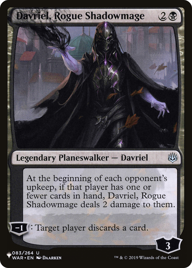 Davriel, Rogue Shadowmage [The List] | Magic Magpie