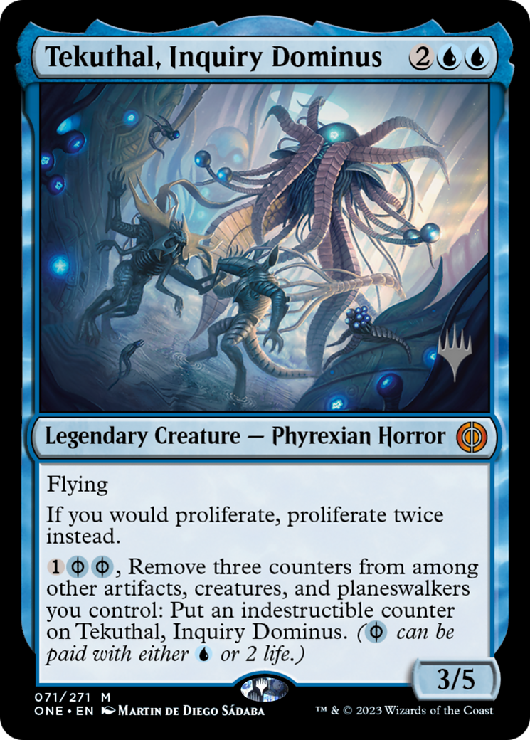 Tekuthal, Inquiry Dominus (Promo Pack) [Phyrexia: All Will Be One Promos] | Magic Magpie
