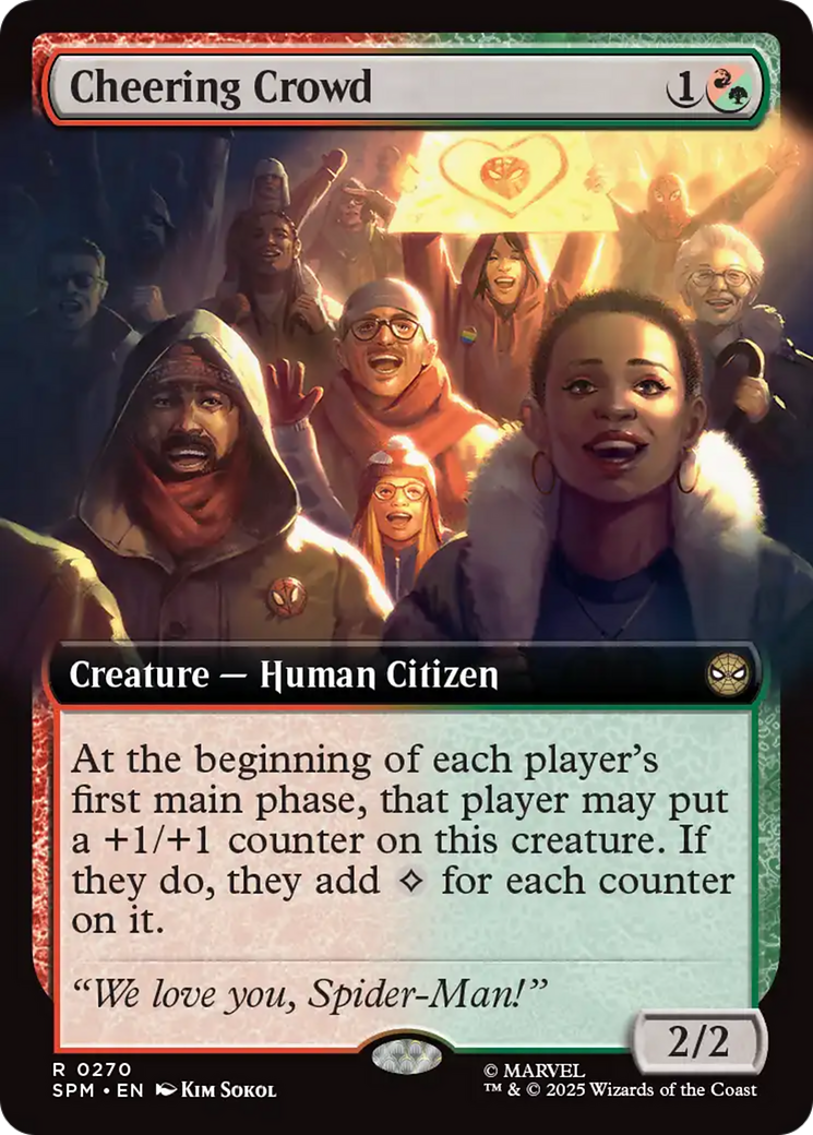 Cheering Crowd (Extended Art) [Marvel's Spider-Man] | Magic Magpie