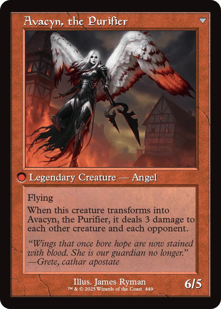 Archangel Avacyn // Avacyn, the Purifier (Retro Frame) [Innistrad Remastered] | Magic Magpie