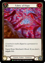 Fabric of Hope // Hope Merchant's Hood [LSS012] (Promo)  Cold Foil | Magic Magpie