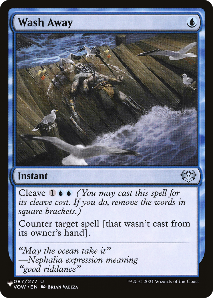 Wash Away [The List Reprints] | Magic Magpie