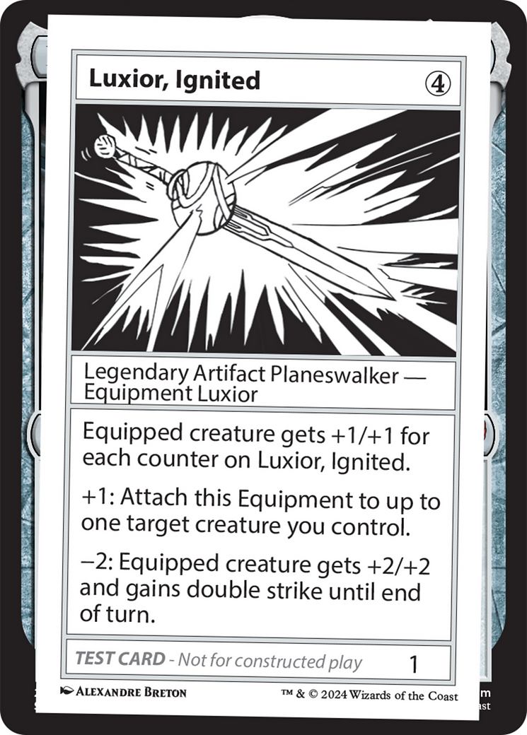 Luxior, Ignited [Mystery Booster 2 Playtest Cards] | Magic Magpie