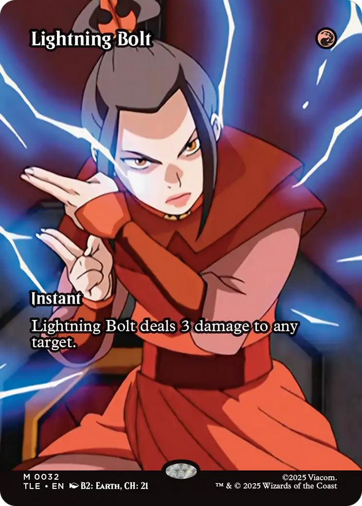 Lightning Bolt (Borderless) [Avatar: The Last Airbender: Eternal-Legal] | Magic Magpie