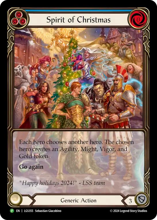 Spirit of Christmas (Cold Foil) [LGS355] (Promo)  Cold Foil | Magic Magpie