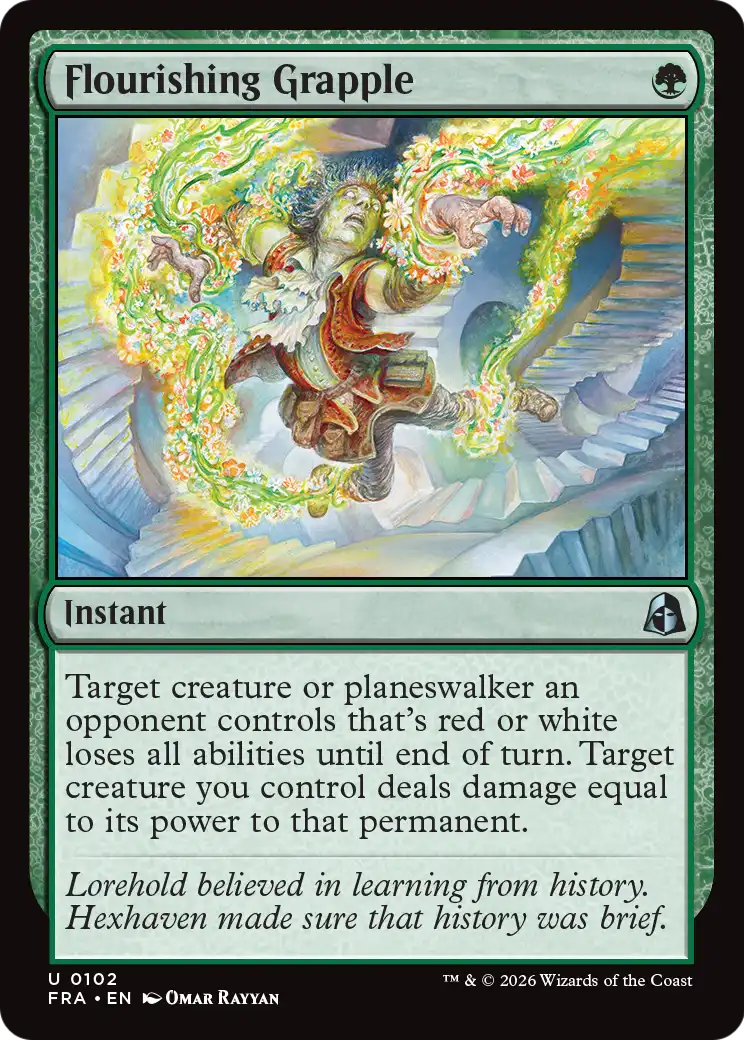 Flourishing Grapple [Reality Fracture] | Magic Magpie