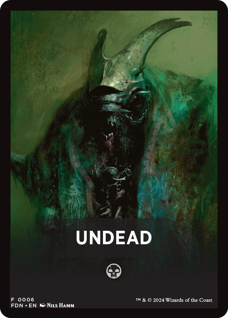 Undead Theme Card [Foundations Tokens] | Magic Magpie