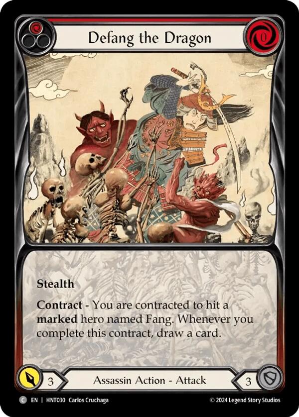 Defang the Dragon [HNT030] (The Hunted)  Rainbow Foil | Magic Magpie