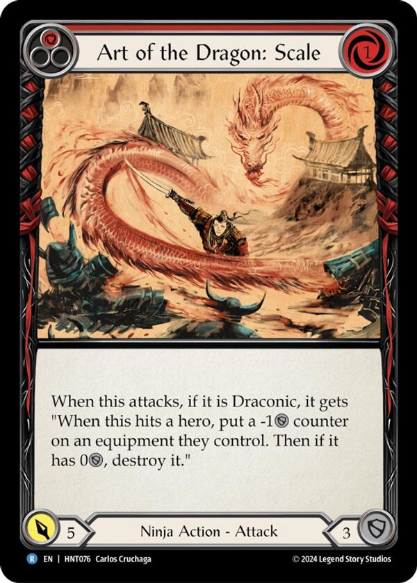 Art of the Dragon: Scale [HNT076] (The Hunted)  Rainbow Foil | Magic Magpie