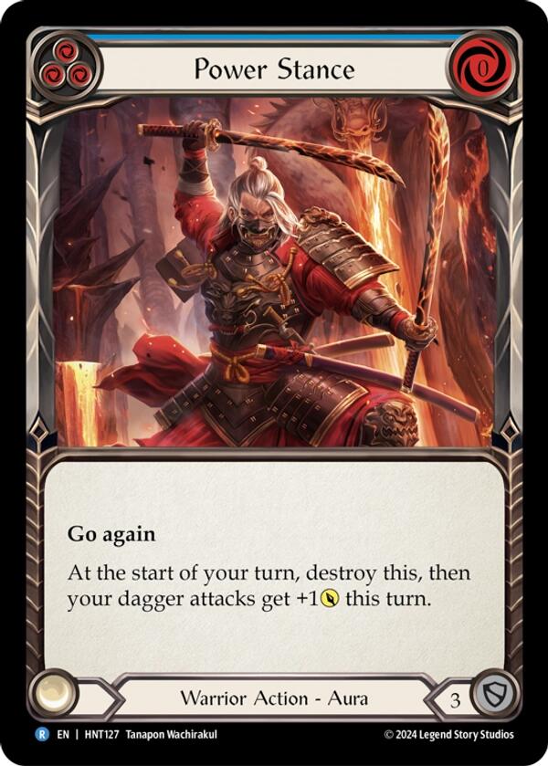 Power Stance [HNT127] (The Hunted)  Rainbow Foil | Magic Magpie
