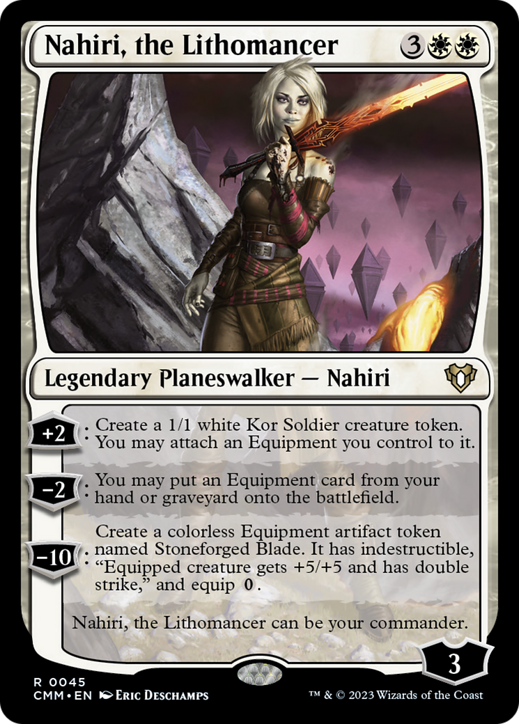 Nahiri, the Lithomancer [Commander Masters] | Magic Magpie