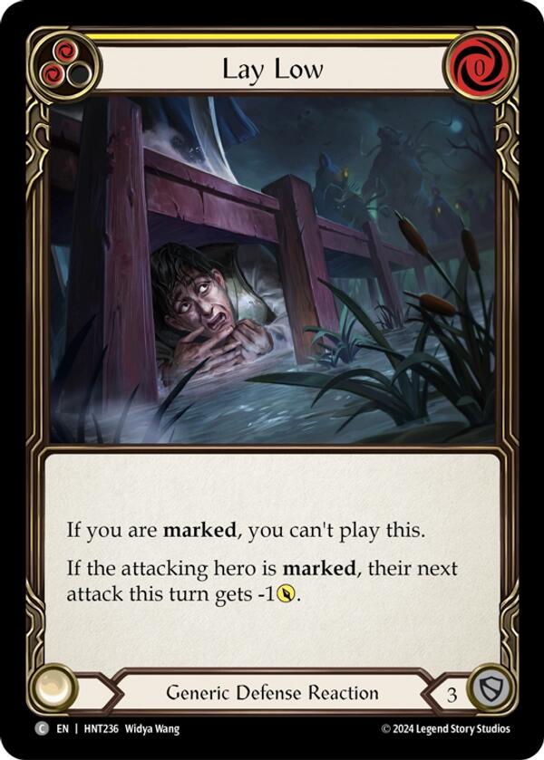 Lay Low [HNT236] (The Hunted)  Rainbow Foil | Magic Magpie