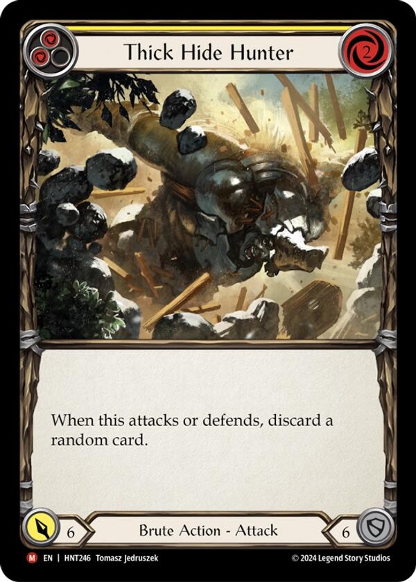 Thick Hide Hunter [HNT246] (The Hunted)  Rainbow Foil | Magic Magpie