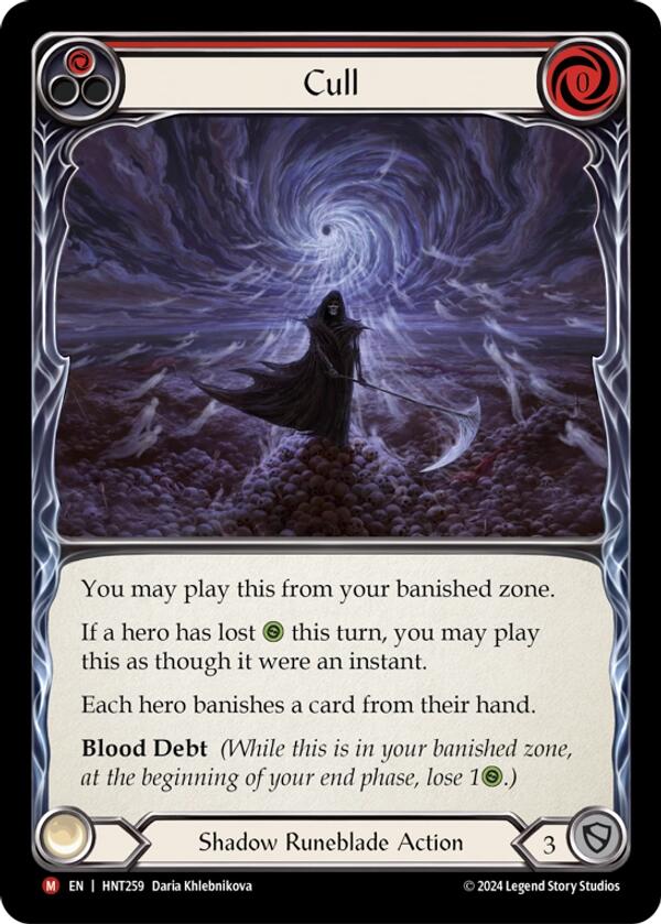 Cull [HNT259] (The Hunted)  Rainbow Foil | Magic Magpie