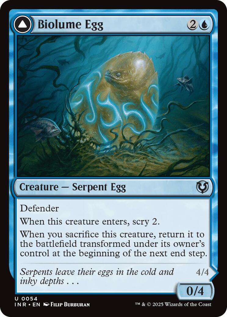 Biolume Egg // Biolume Serpent [Innistrad Remastered] | Magic Magpie