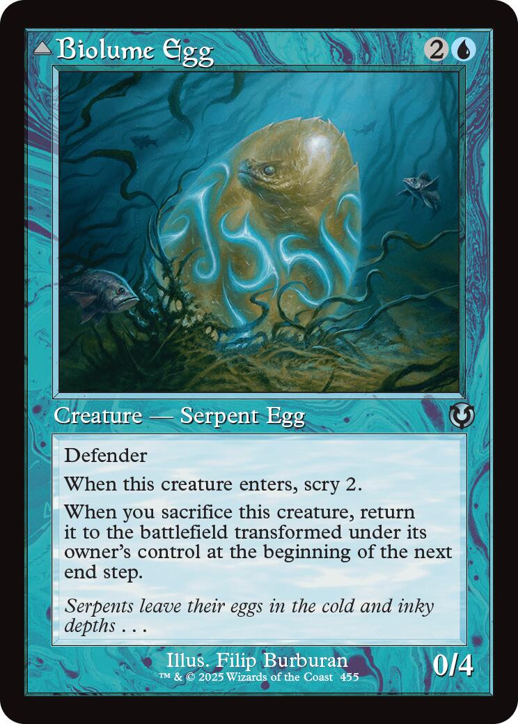 Biolume Egg // Biolume Serpent (Retro Frame) [Innistrad Remastered] | Magic Magpie