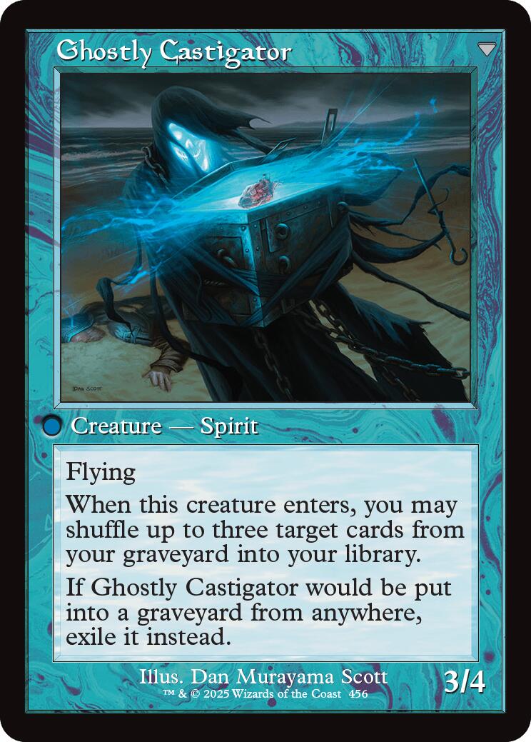 Covetous Castaway // Ghostly Castigator (Retro Frame) [Innistrad Remastered] | Magic Magpie