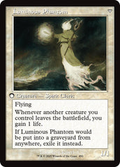 Lunarch Veteran // Luminous Phantom (Retro Frame) [Innistrad Remastered] | Magic Magpie