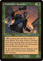 Duskwatch Recruiter // Krallenhorde Howler (Retro Frame) [Innistrad Remastered] | Magic Magpie