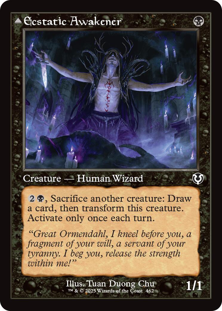 Ecstatic Awakener // Awoken Demon (Retro Frame) [Innistrad Remastered] | Magic Magpie