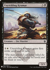 Unyielding Krumar [Mystery Booster] | Magic Magpie