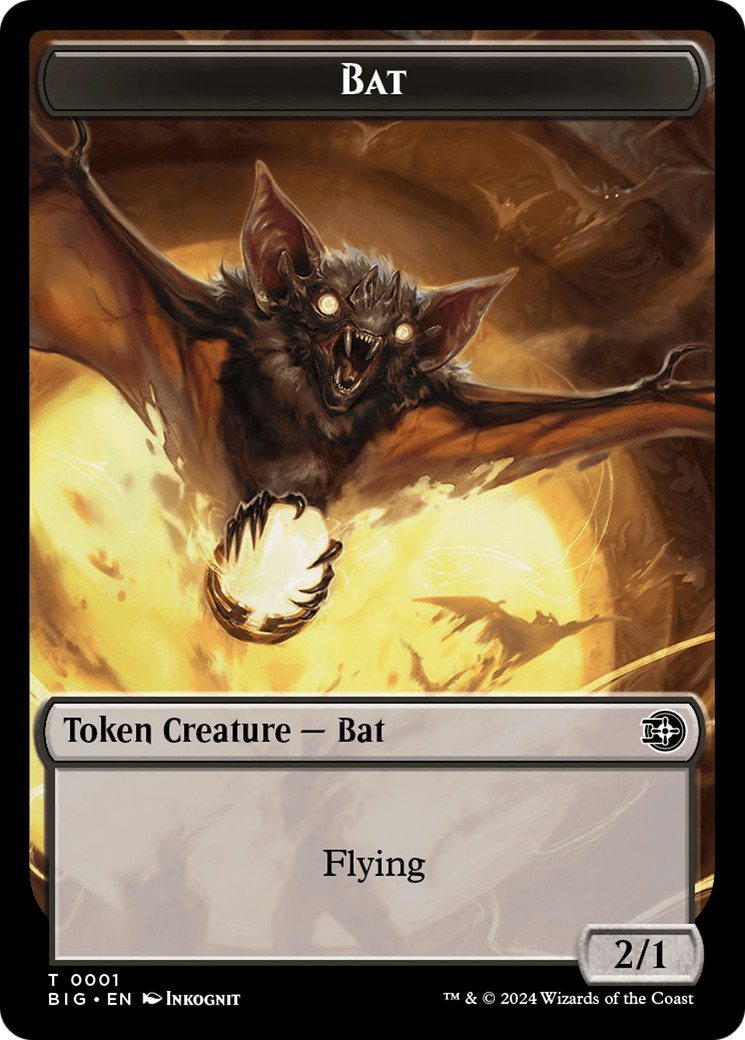 Bat Token [Outlaws of Thunder Junction: The Big Score Tokens] | Magic Magpie