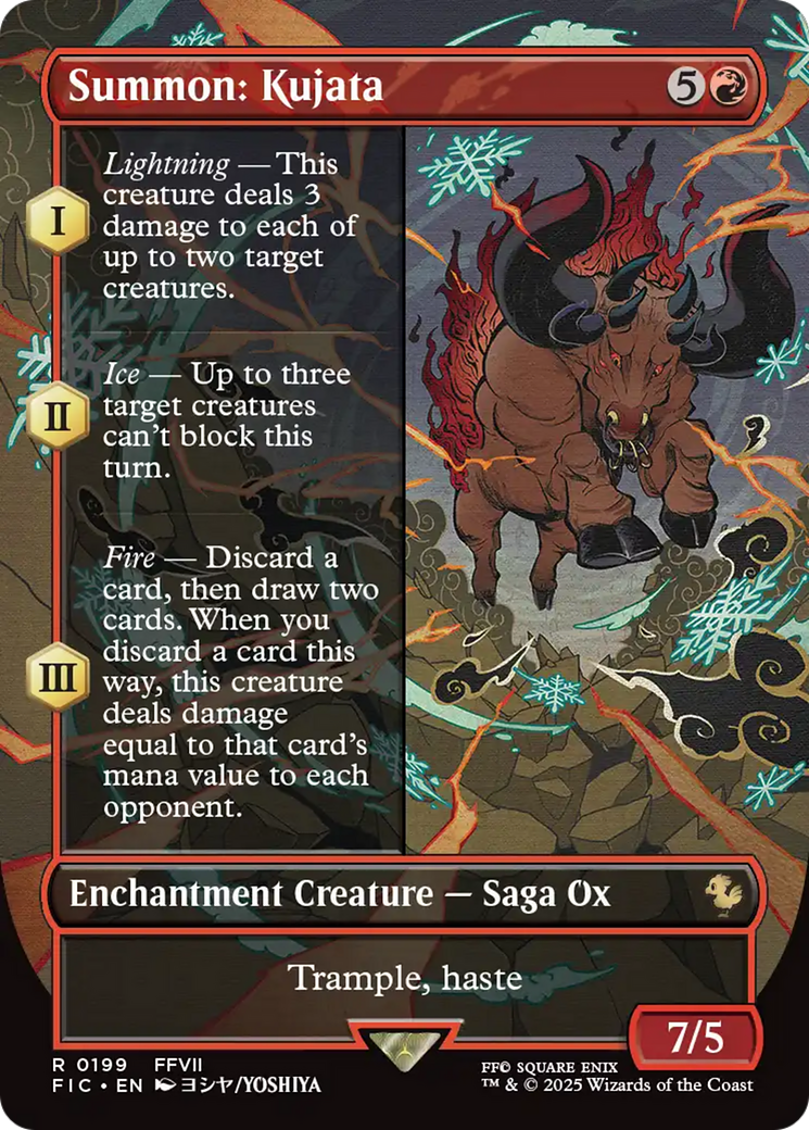 Summon: Kujata (Borderless) [FINAL FANTASY Commander] | Magic Magpie
