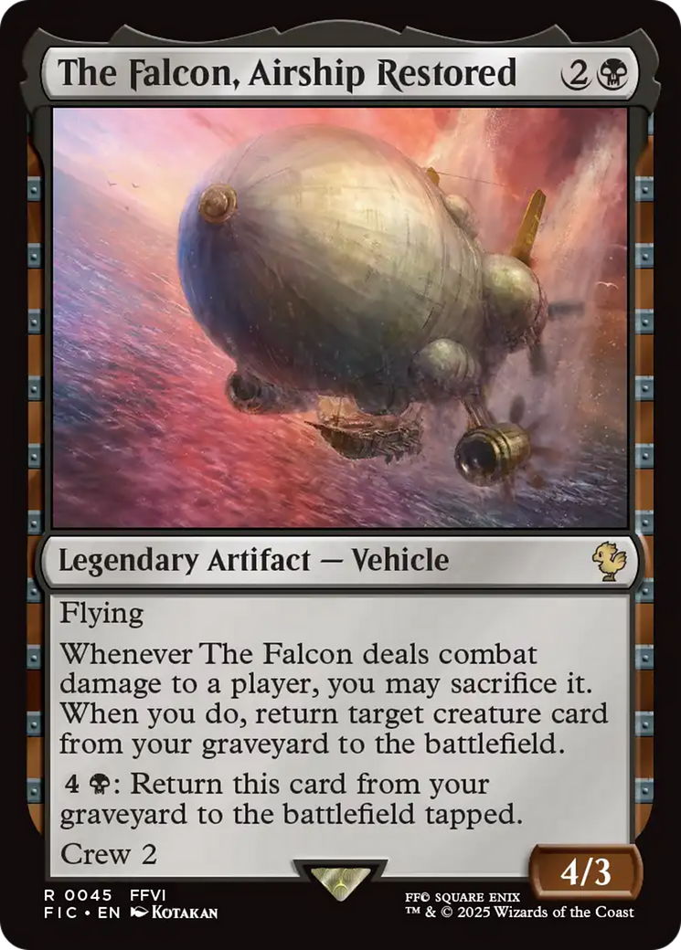 The Falcon, Airship Restored [FINAL FANTASY Commander] | Magic Magpie
