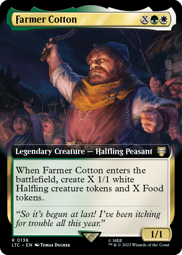 Farmer Cotton (Extended Art) [The Lord of the Rings: Tales of Middle-Earth Commander] | Magic Magpie