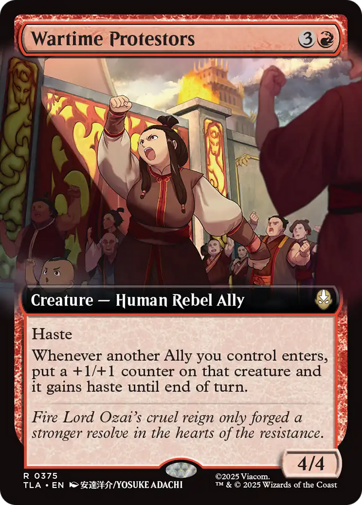 Wartime Protestors (Extended Art) [Avatar: The Last Airbender] | Magic Magpie