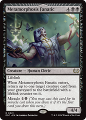 Metamorphosis Fanatic [Duskmourn: House of Horror Commander] | Magic Magpie