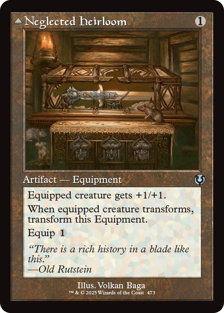 Neglected Heirloom (Retro Frame) [Innistrad Remastered] | Magic Magpie