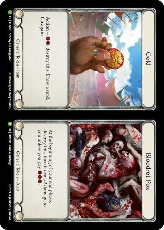 Cracker Bauble // Gold and Bloodrot Pox [LGS360-FUN003] (Promo) | Magic Magpie