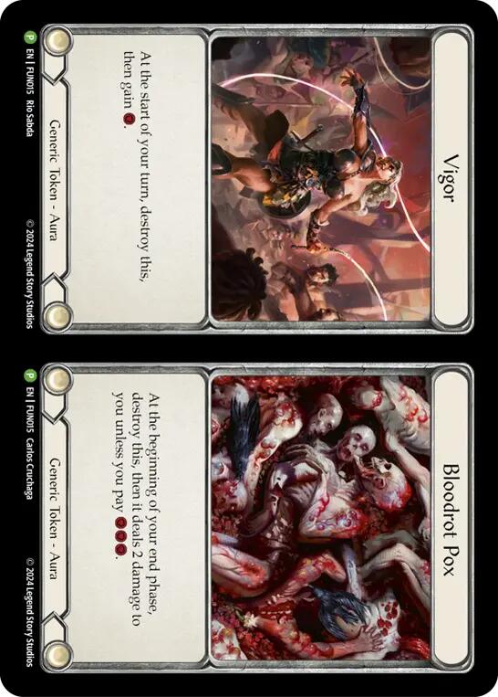 Cracker Bauble // Vigor and Bloodrot Pox [LGS360-FUN015] (Promo) | Magic Magpie
