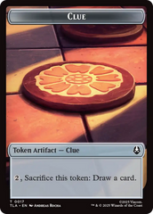 Monk // Clue (0017) Double-Sided Token [Avatar: The Last Airbender Tokens] | Magic Magpie