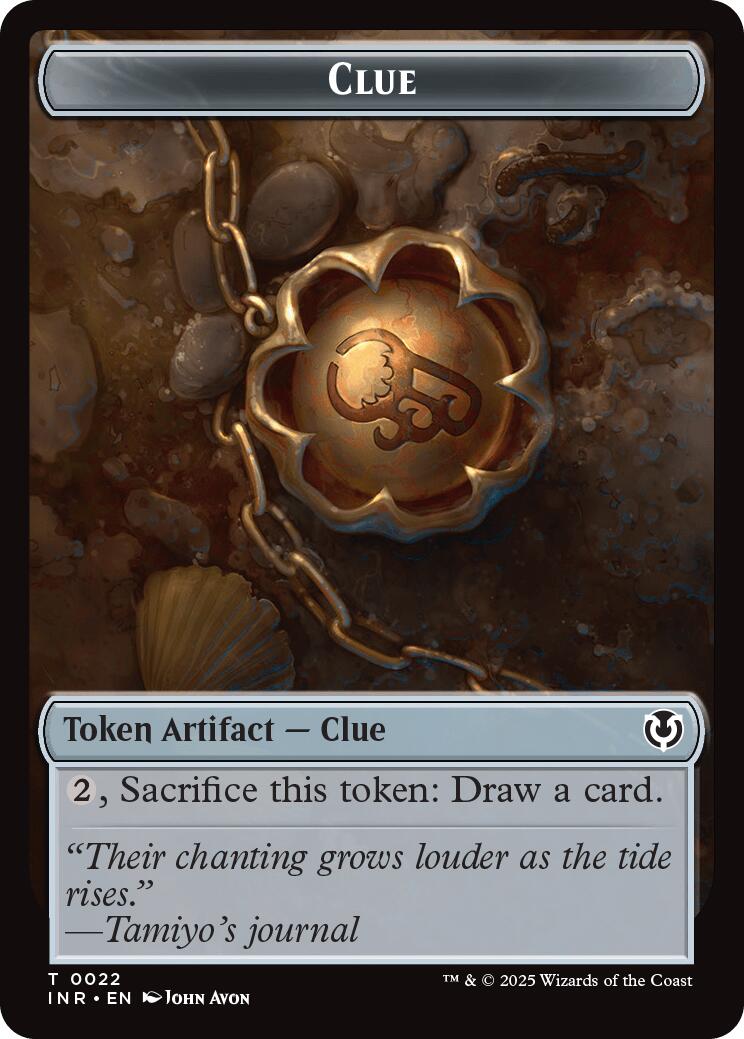 Human Soldier (0003) // Clue Double-Sided Token [Innistrad Remastered Tokens] | Magic Magpie