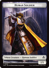 Human Soldier (0003) // Clue Double-Sided Token [Innistrad Remastered Tokens] | Magic Magpie