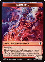 Elemental // Human (0014) Double-Sided Token [Innistrad Remastered Tokens] | Magic Magpie