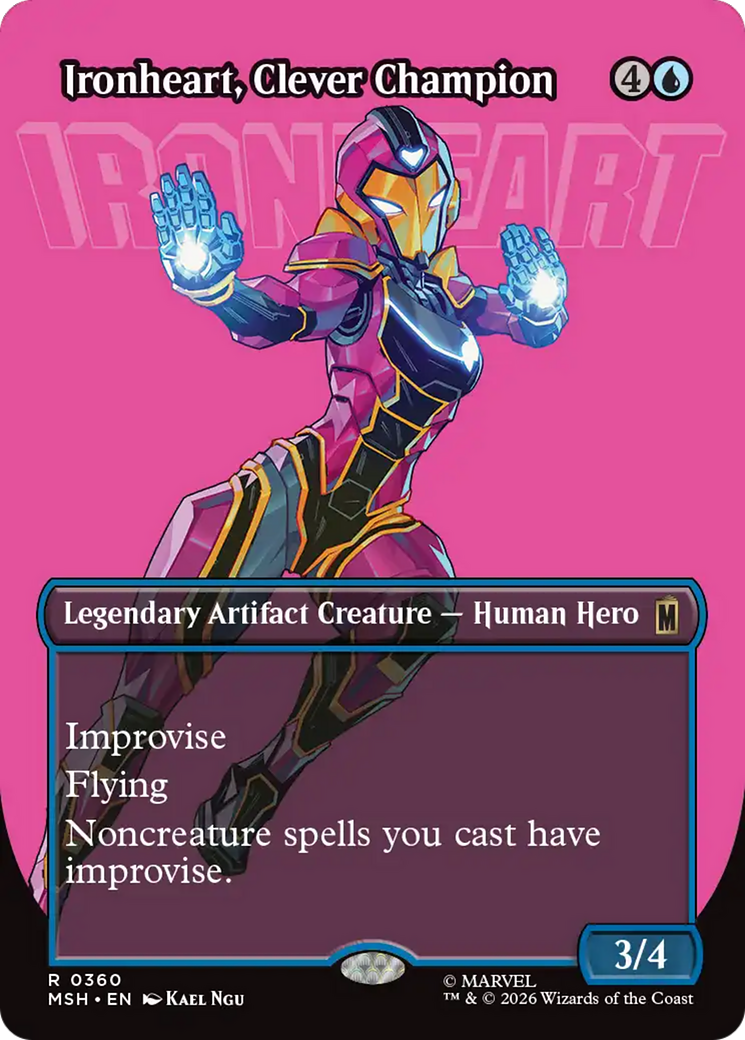 Ironheart, Clever Champion (Borderless) [Marvel Super Heroes] | Magic Magpie
