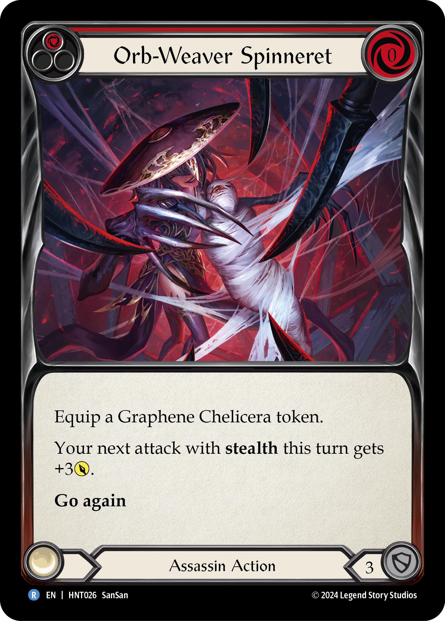 Orb-Weaver Spinneret (Red) [HNT026] (The Hunted)  Rainbow Foil | Magic Magpie