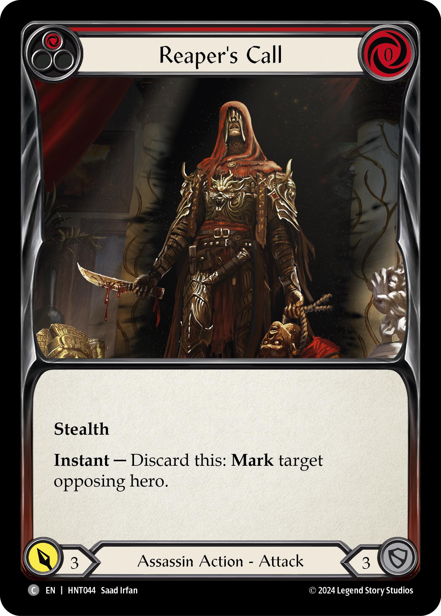 Reaper's Call (Red) [HNT044] (The Hunted) | Magic Magpie