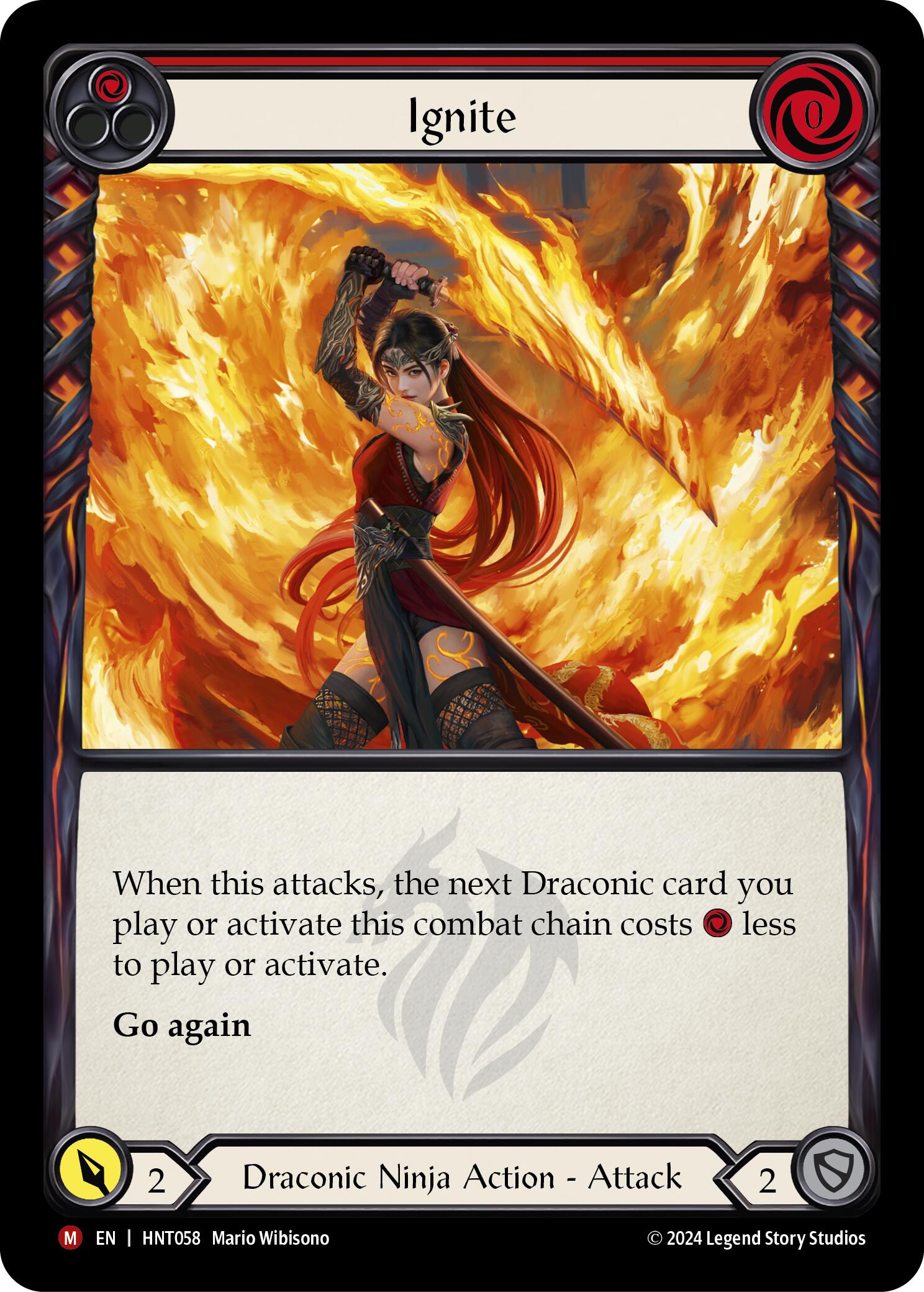Ignite [HNT058] (The Hunted)  Rainbow Foil | Magic Magpie