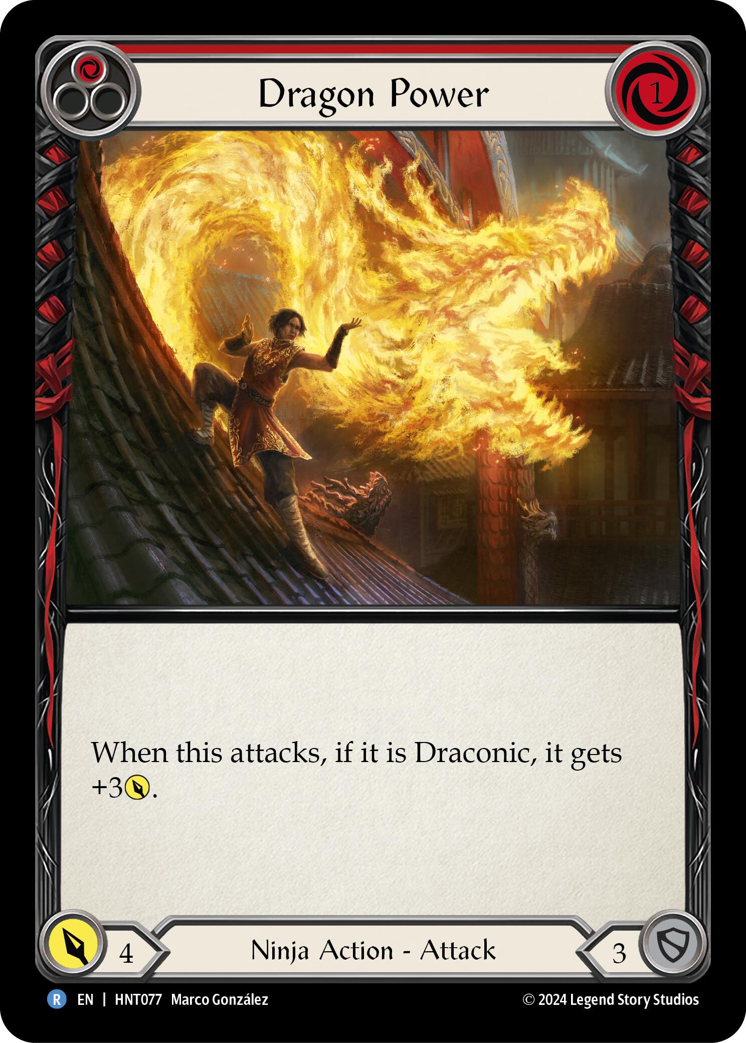 Dragon Power (Red) [HNT077] (The Hunted) | Magic Magpie