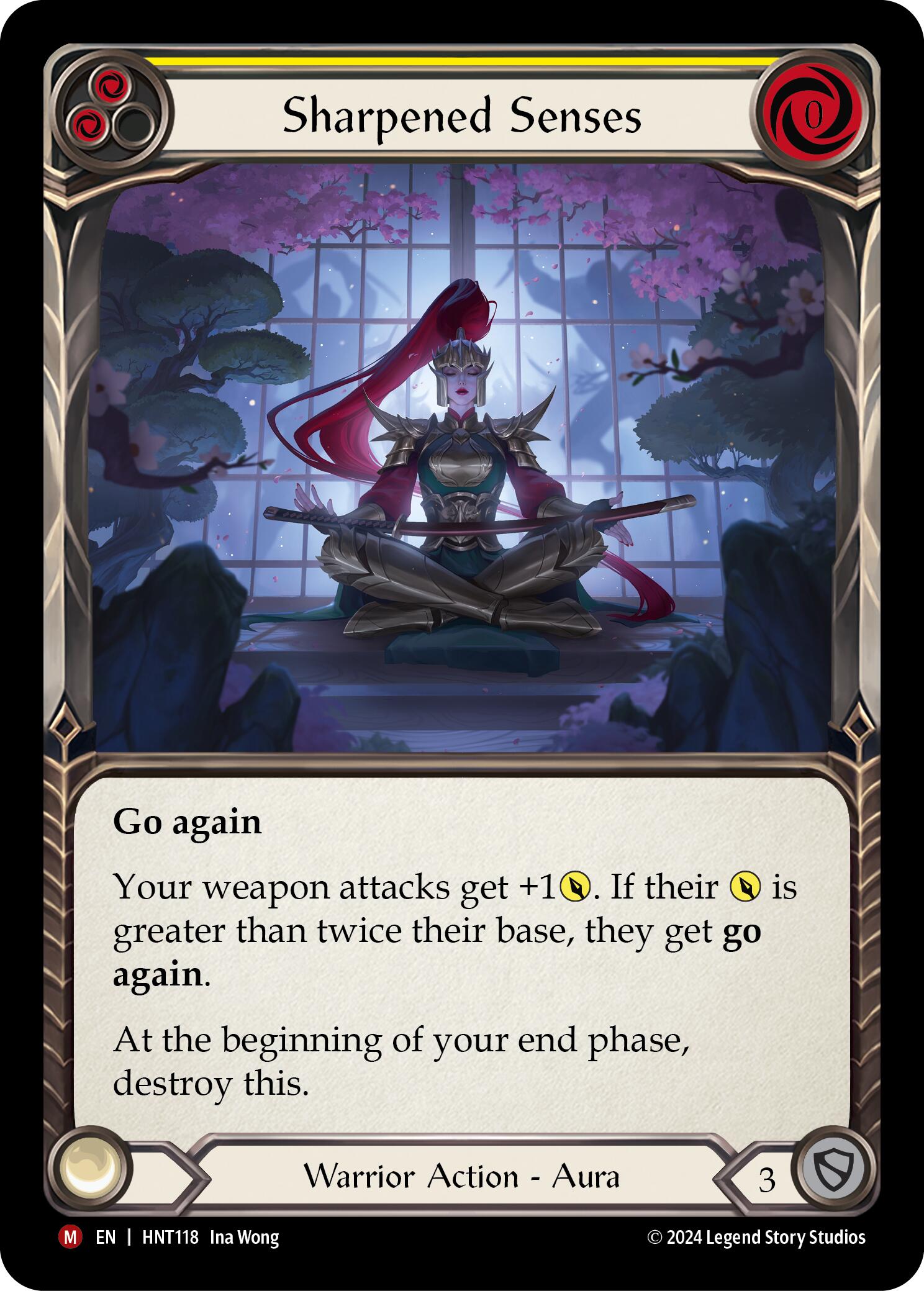 Sharpened Senses [HNT118] (The Hunted)  Rainbow Foil | Magic Magpie