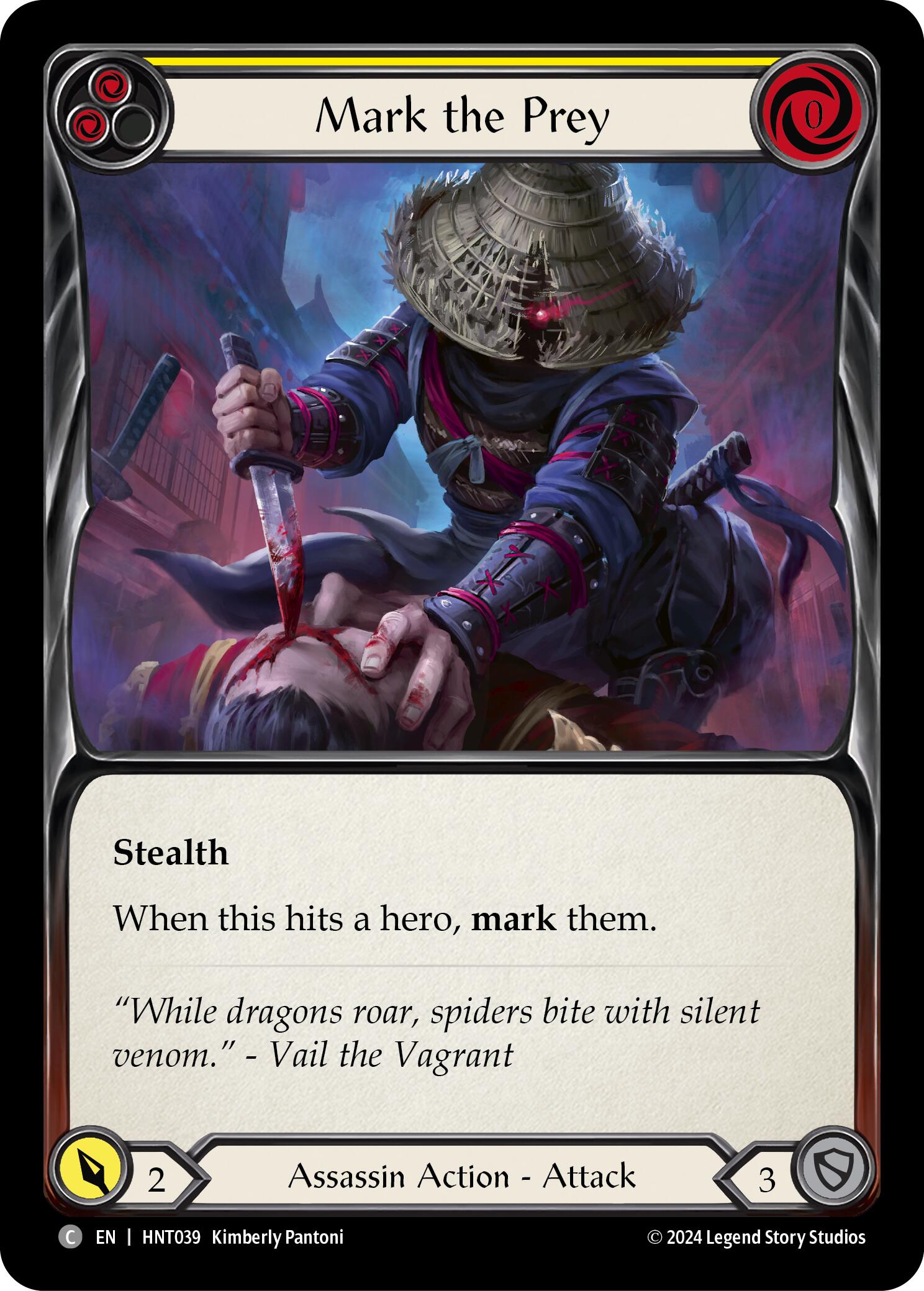 Mark the Prey (Yellow) [HNT039] (The Hunted) | Magic Magpie