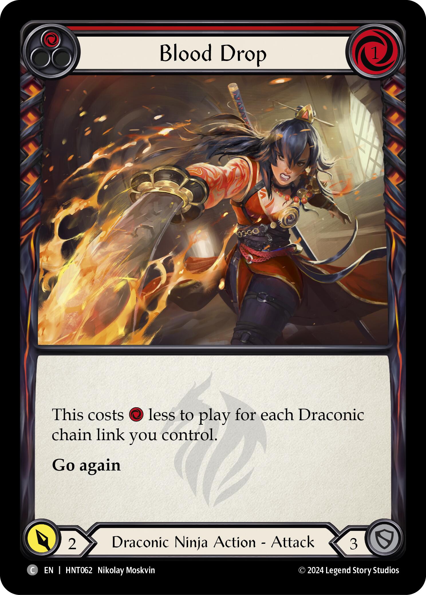 Blood Drop (Red) [HNT062] (The Hunted) | Magic Magpie