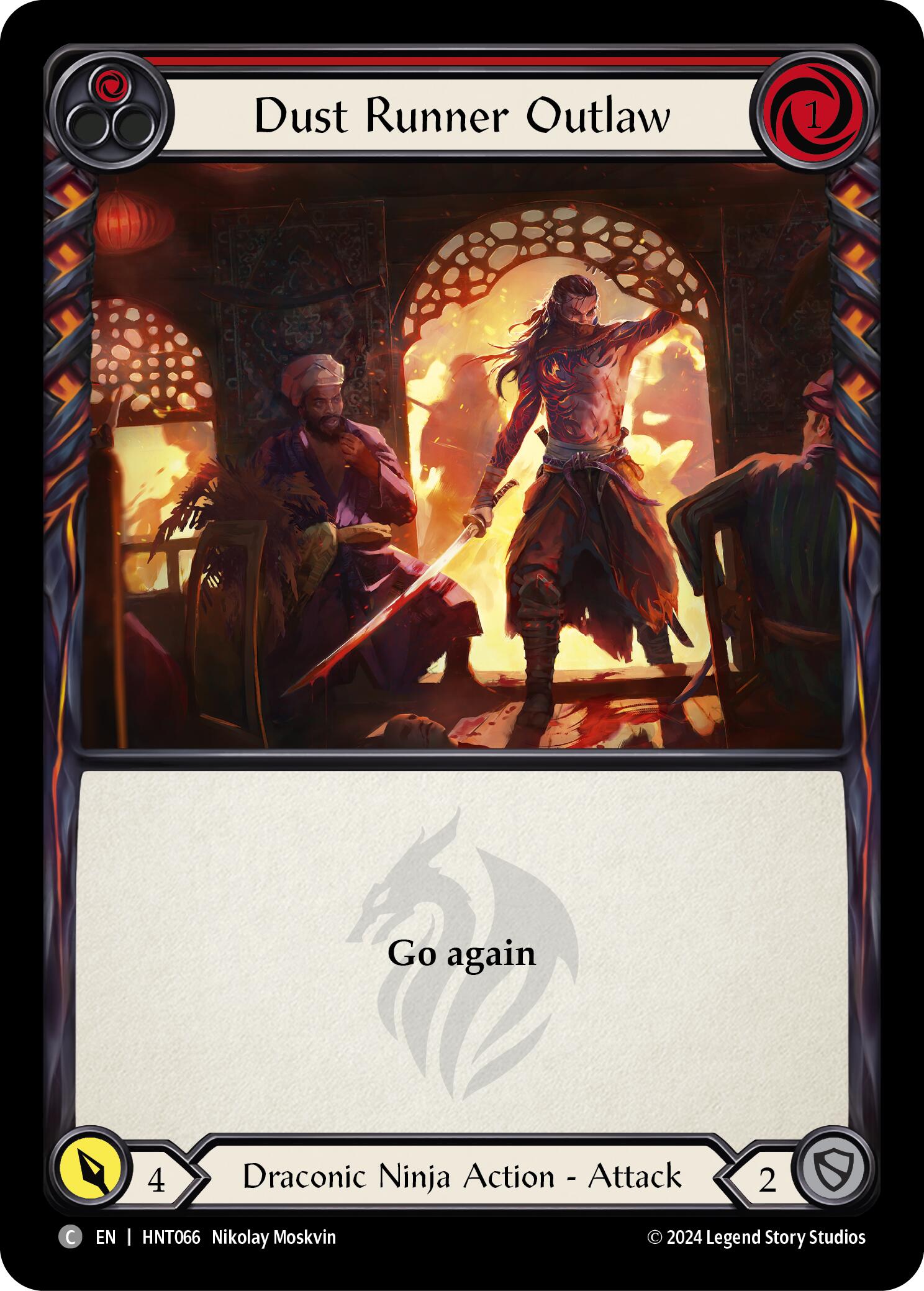 Dust Runner Outlaw (Red) [HNT066] (The Hunted) | Magic Magpie