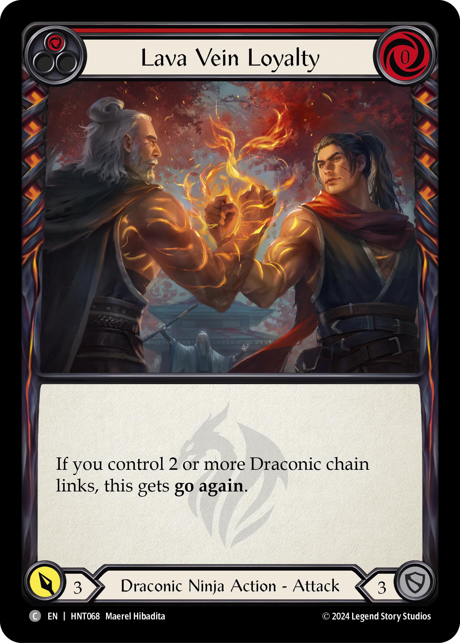 Lava Vein Loyalty (Red) [HNT068] (The Hunted) | Magic Magpie