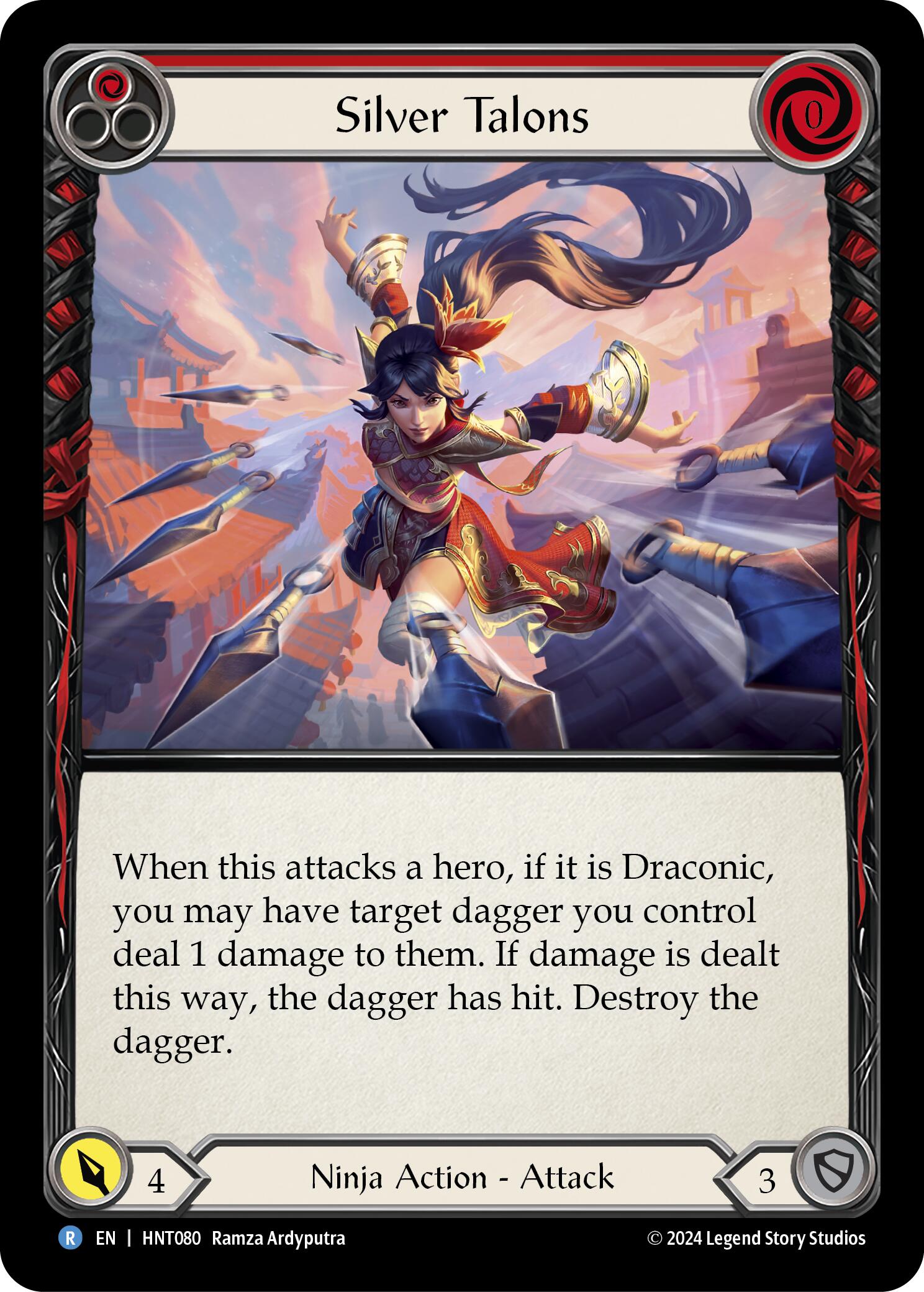 Silver Talons (Red) [HNT080] (The Hunted) | Magic Magpie