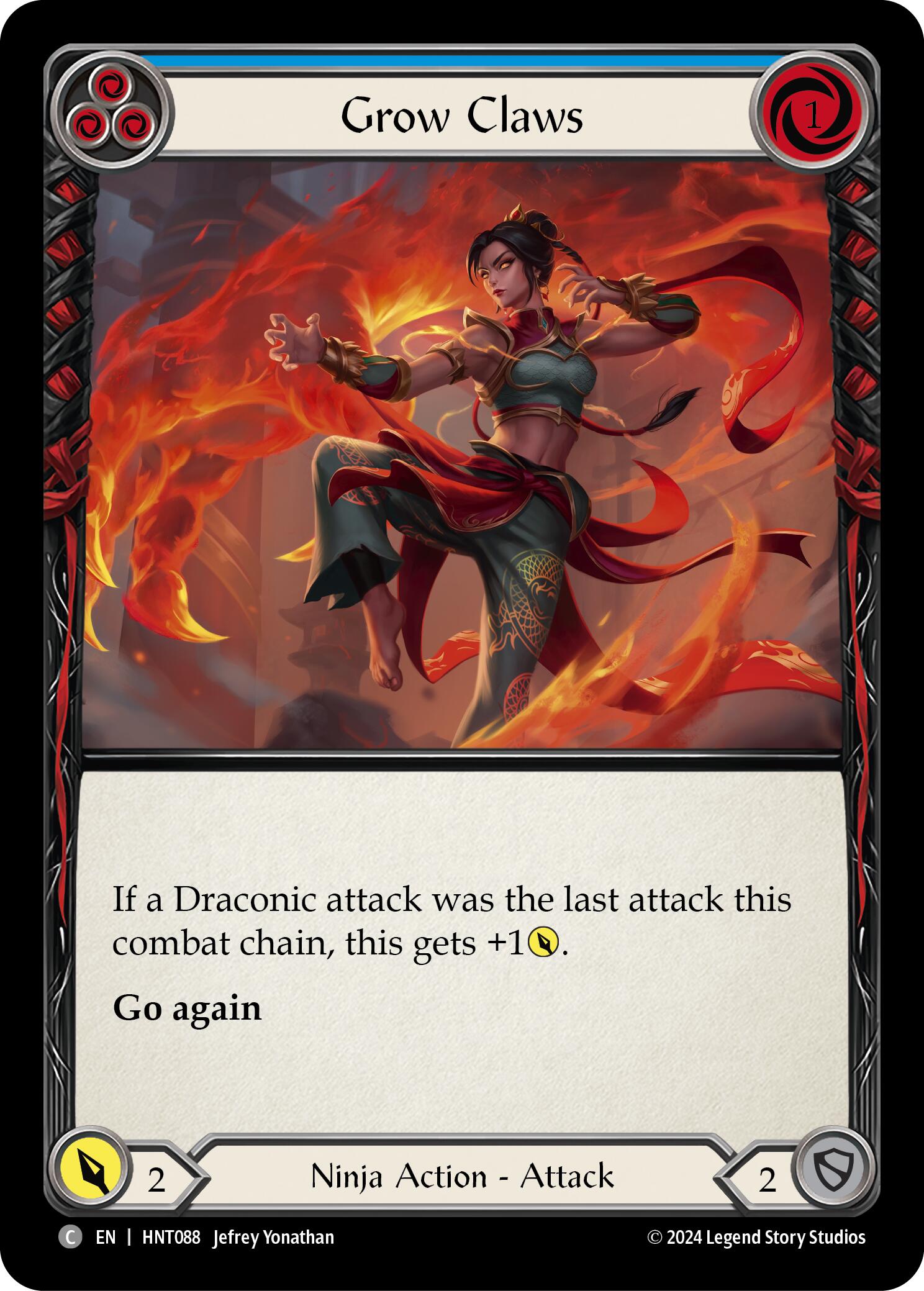 Grow Claws (Blue) [HNT088] (The Hunted) | Magic Magpie